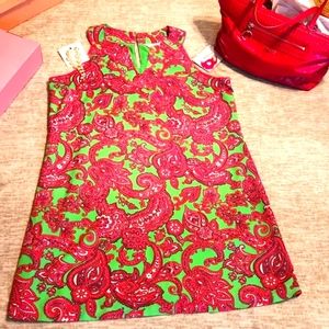 Pink and Green Crown Ivy Size Large dress